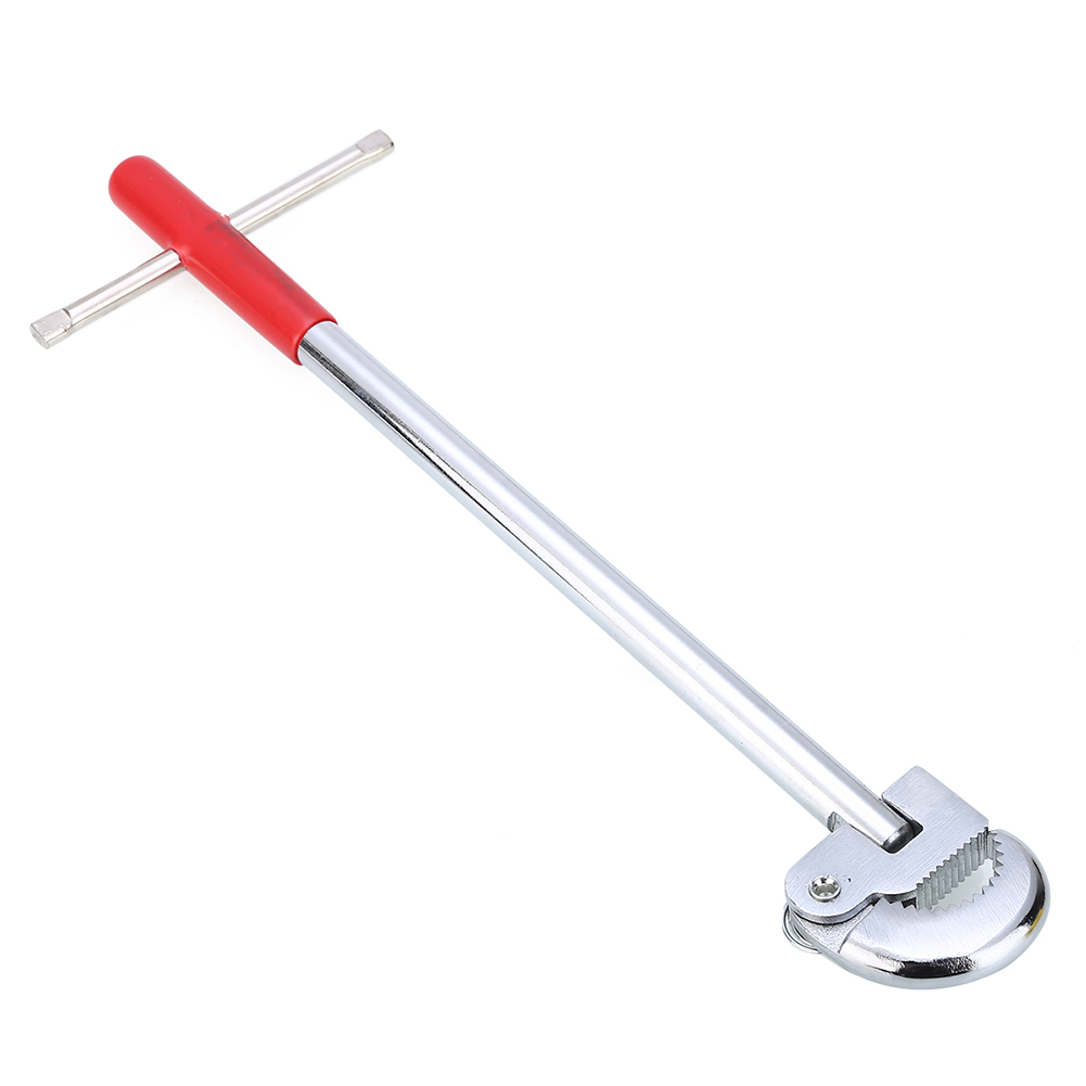 11inch Durable Plumbing Tool Telescopic Basin Wrench Sink Spanner Manual Adjustable T Type Practical Portable Kitchen Bath Tap