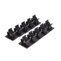 10Pcs/lot Cable Cord Adhesive Fasteners Clips Organizer Clamp Mounting Range Wireless Cable Clips Wire Holder