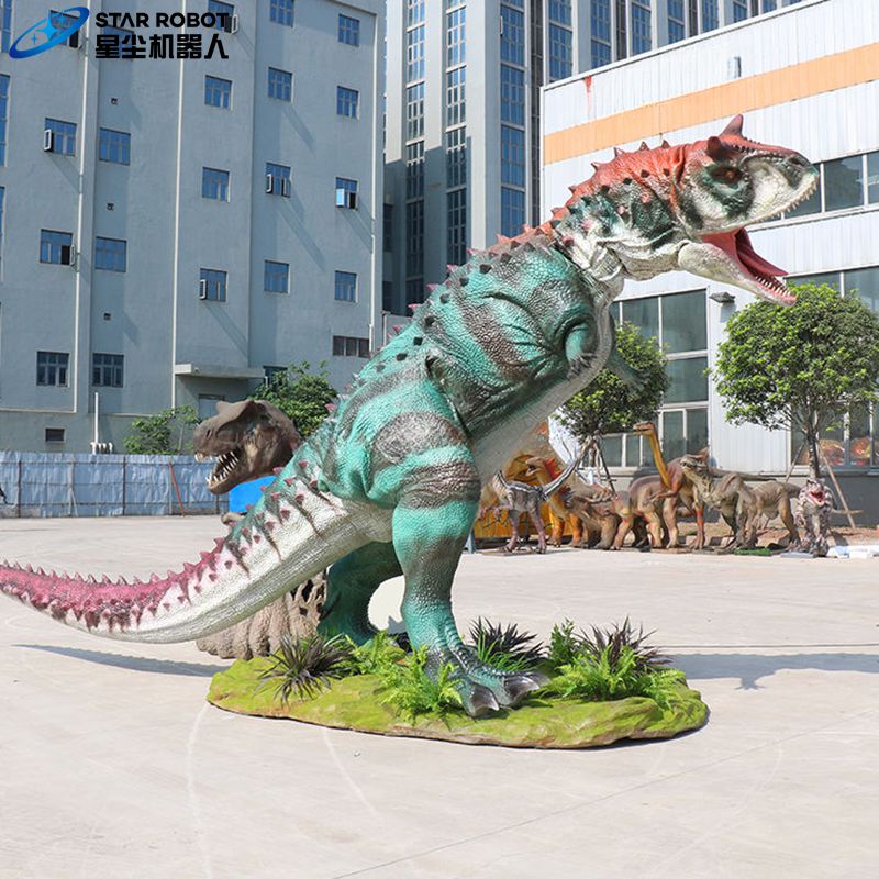 robotic carnotaurus model