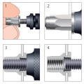 Labor-savin Hand Riveter Manual Pull Rivet Nut Machine Riveting Tools M-3, M-4, M-5, M-6, M-8