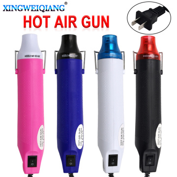 220V 300W Heat Gun Plug Industrial Electric Hot Air Gun Kit Professional Heatguns Shrink plastic Wrap Blower Heater