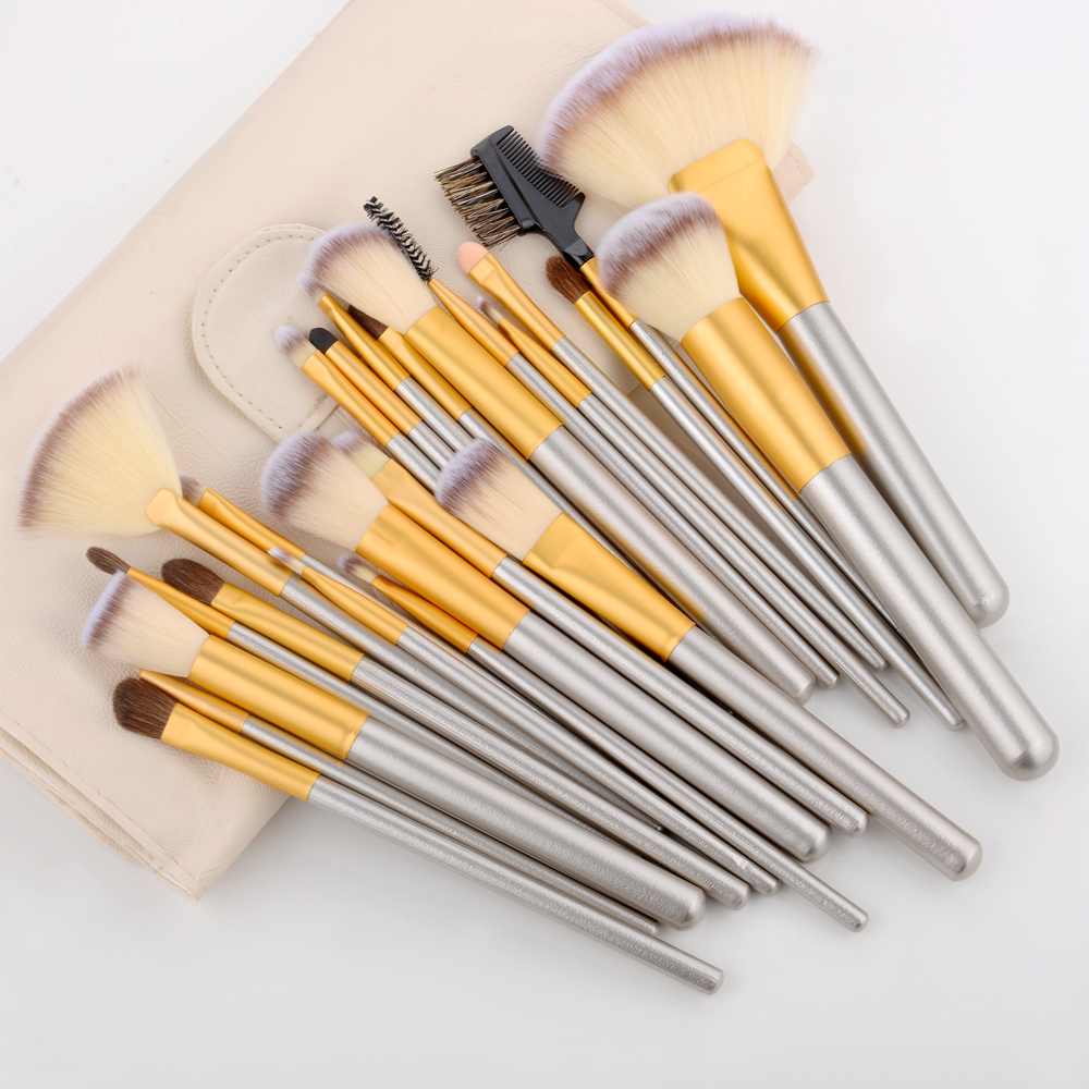 FLD 24/12Pcs Professional Makeup Brushes Set Tools With Bag Mutifunctional Foundation Face Eyeshadow Concealer Makeup Brush Kit