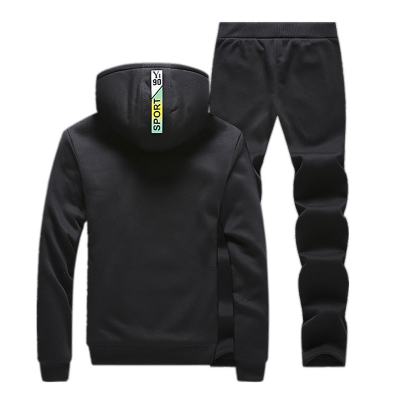 2020 Spring Autumn Tracksuit Men Casual Tracksuits Hoodies Two Piece Jackets+ Pants Mens Fashion Sportwear Track Suit Plus 4XL