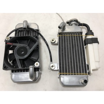 CQR250 RTF M7 Dirt Bike Water-Cooling Water Tank Left Right Motorcycle Engine Cooling Radiator System With Fan