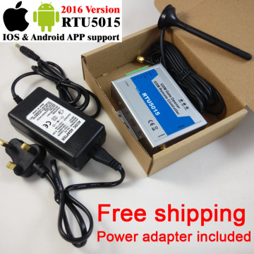 Free shipping RTU5015 GSM gate opener Operator Remote access controller 2 Input/1 Output DC Power adapter inlucluded app support