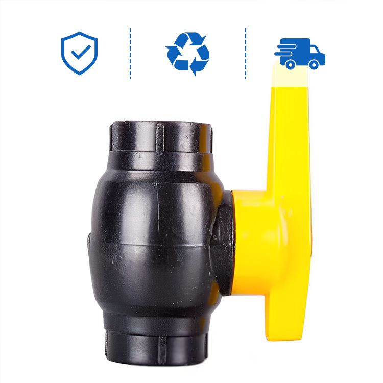 Pe Flat Mouth Ball Valve