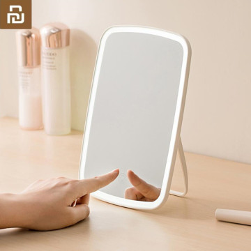 Jordan judy mijia Intelligent portable led mirror makeup desktop for Xiaomi Smart home led light make up folding light mirror