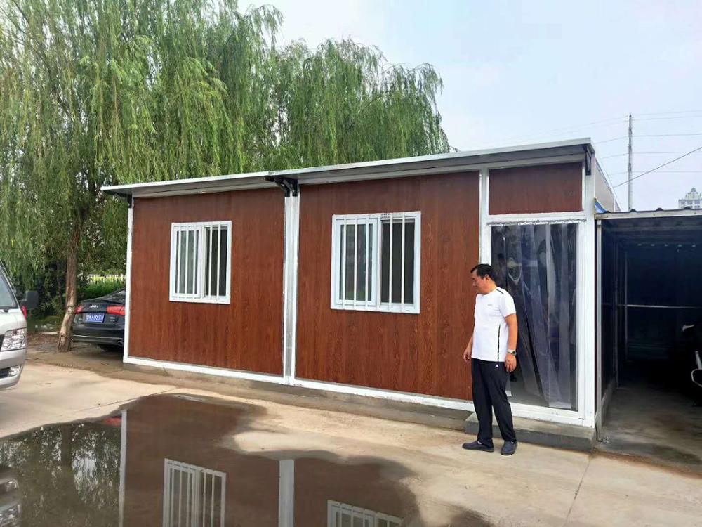 Container House Prefab House Sandwich Wall Panels Tiny Modular Prefabricated Homes Solar and Wind Energy