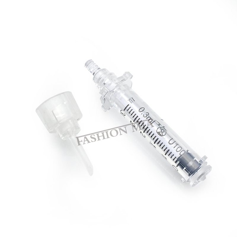 100pcs Ampoule syringe for 0.3ml Hyaluron Pen lip Injection Hyaluronan Acid syringe For Lip Dermal Filler Remove wrinkles filler