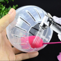 10cm Breathable Clear Ball Without Bracket Hamster Pets Product Small Running Ball 2Colors Plastic Fit For Small Pets Pink blue