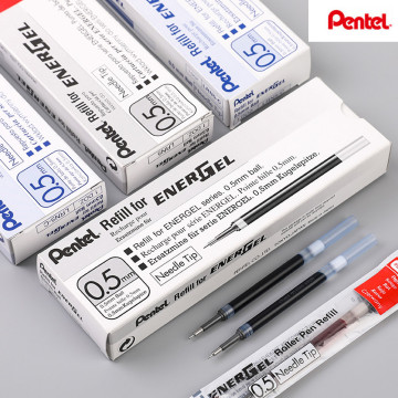 1 Box Pentel Energel X REFILL Needle Tip LRN5 Gel Ink Roller PEN Refill Fit for BLN75/105 0.5 Mm Black/Blue/Red Color