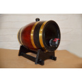 3L oak barrels brewed cask wine barrel wood red wooden cask beer keg with a base foil Hotel loading