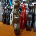 Good quality cello case 4/4 cello case carbon fiber cello hard case 3.6kg Bronze color