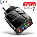 EU/US Plug USB Charger Quick Charge 3.0 For Phone Adapter for Huawei Mate 30 Tablet Portable Wall Mobile Charger Fast Charger