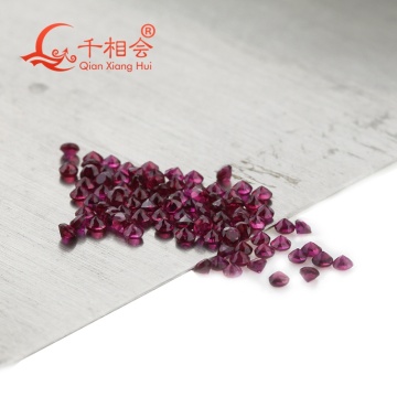 0.8-3MM Round shape per bag Natural Ruby Stones DIY Decoration Jewelry Accessories Gifts Wholesale Loose Gemstone