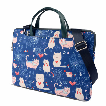 Cute Cats Laptop Bag 11 13 14 15.6 inch Notebook Cover Laptop Case Computer Shoulder Messenger Bag Briefcase for Macbook HP DELL