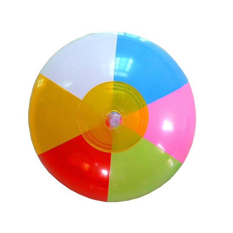 Inflatable Beach Ball Classic Rainbow Color Party Favors 9
