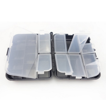 Fishing Tackle Boxes With 26 Compartments Good Fishing Plastic Container Lure Bait Waterproof Storage Box Cover 12*10*3.5cm