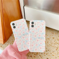 Fresh Flowers Painting Phone For iphone 12 mini 11 Pro Max 7 8 plus X XR XS Max SE 2020 Cute Back Cover Fashion Silicone Cases