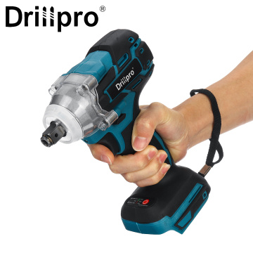 18V 520N.m Electric Brushless Impact Wrench Rechargeable 1/2'' Socket Cordless Wrench Screwdriver For Makita Battery