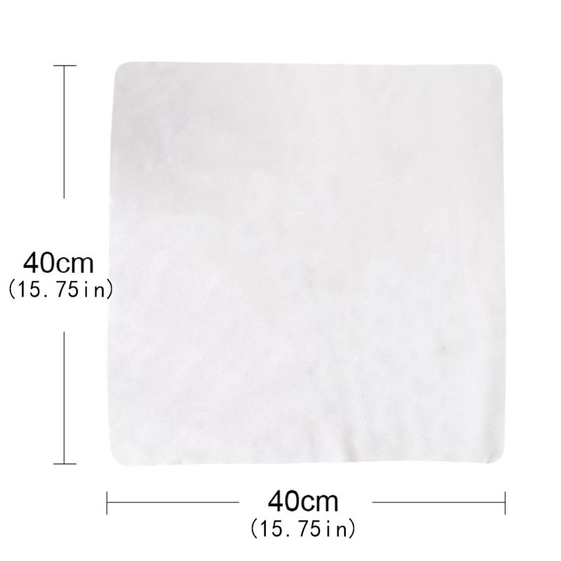 2PCS 40x40CM Water Absorbent Suede Deerskin Towel Clean Cloth LP Vinyl Records