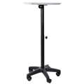 Aluminium Hair Salon Instrument Tray Adjustable Height Trolley Beauty Tools no Cup for Professional Salon Barber Shop Accessory