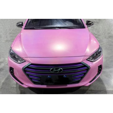 PET liner Glossy Holographic Laser Pink Car Vinyl