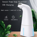 248ml USB Rechargeable Automatic Sensor Foam Soap Dispenser Hand-Free Touchless Automatic Soap Pump Liquid Soap Dispensers