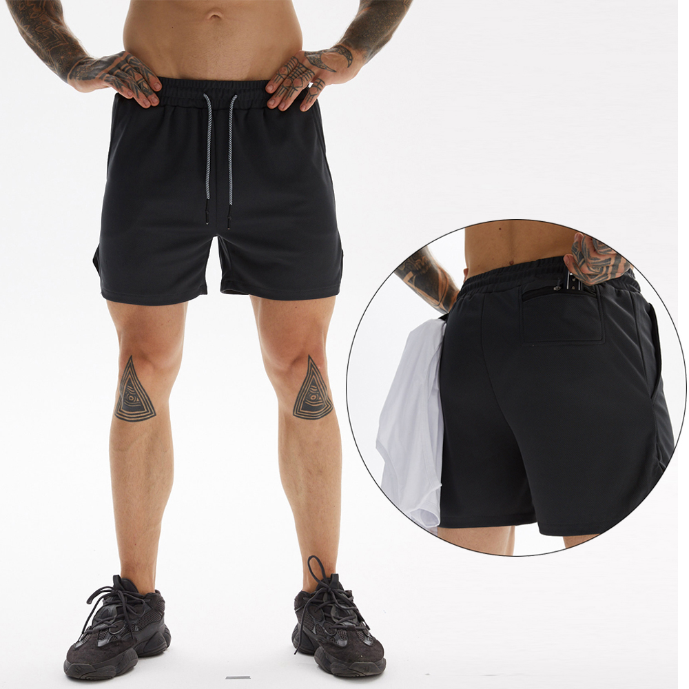 Running Shorts Sports Mens Fitness Training Jogging Quick Dry Sportswear Male Gym Workout Short Pants Athletics Sport Man Shorts