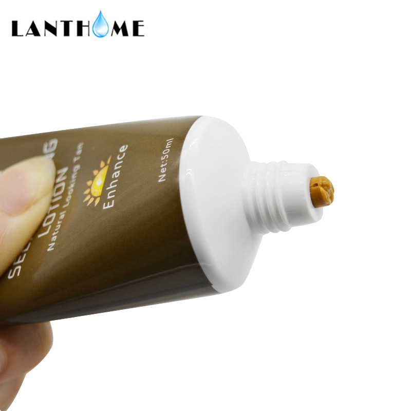 Lanthome 50ml Shine Brown Premium Tanning Cream Natural Fast Body Bronzer Self Sun Tanner Enhance Lotion Skin Care Darken