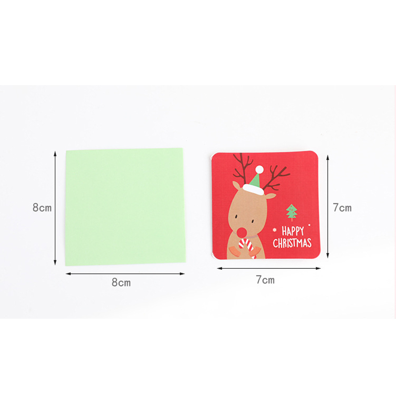 50Pcs/lot Mini Christmas series Cards Set With Envelope Greeting Card Message Card Gift Stationery School Supplies