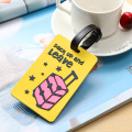 Travel Accessories Creative Baggage Boarding Tags Luggage Tag Animal Cartoon Silica Gel Suitcase ID Addres Holder Portable Label