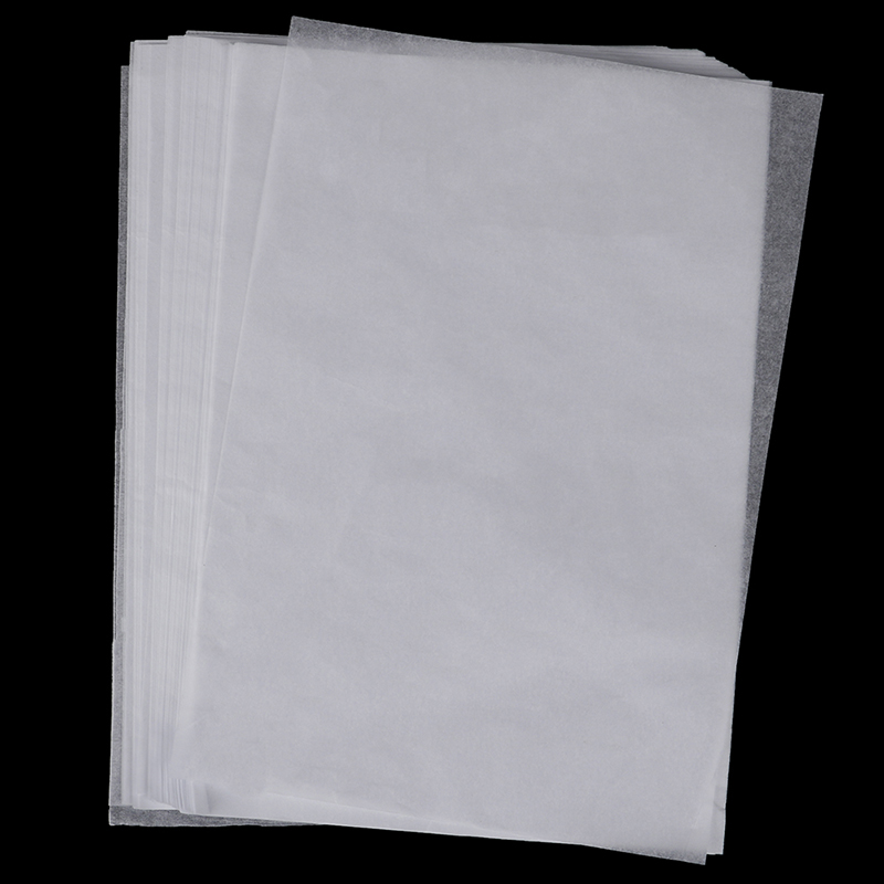 100pcs Sulfuric Acid Paper Copy Transfer Printing Drawing Paper For Engineering Drawing Printing Translucent Tracing Paper