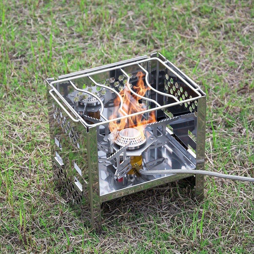 Mini BBQ Grill Stainless Steel BBQ Grill Folding Barbecue Accessories Portable Kitchen Cooking Tools For Outdoor Camping