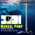 For 0.5L Scuba Diving Spare Tank Hand Pump Oxygen Air Tank Hand Operated Pump For SMACO Spare Underwater Breathing Accessories