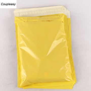 20pcs Yellow Courier Bag Self-seal Mailbag Plastic Poly Mailing Envelope Waterproof Postal Shipping Bags Express Envelopes New