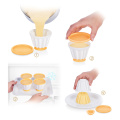 2/4 Pcs Plastic Dessert Cups Steamed Pudding Mold/Cups Chocolate Jelly Molds With Lid Custard Cream Cake Mould Jello Cup 658