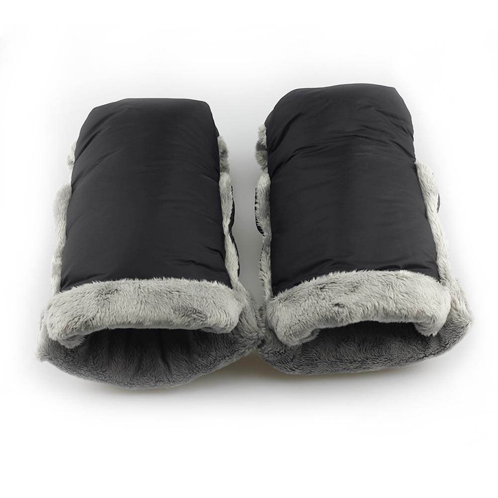 2pcs Waterproof Thicken Pram Accessory Stroller Mitten Winter Warm Gloves Pushchair Hand Muff Baby Buggy Clutch Cart Glove