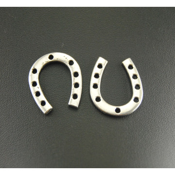 5pcs 24x20mm Silver Color Luck Horseshoe Charm Pendants for Jewelry Making DIY Handmade Craft A822