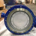 Silicone rubber soft seal butterfly valve