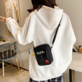 Korean Style Canvas Bag Shoulder Cross Body Bag Fashion Pure Color Small Bags Casual Tote Women Handbag