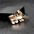 CINDY XIANG Enamel Train Brooch Creative Brooches Red Color Kids Bag Badges Cute Pin Fashion Jewelry Summer Style High Quality