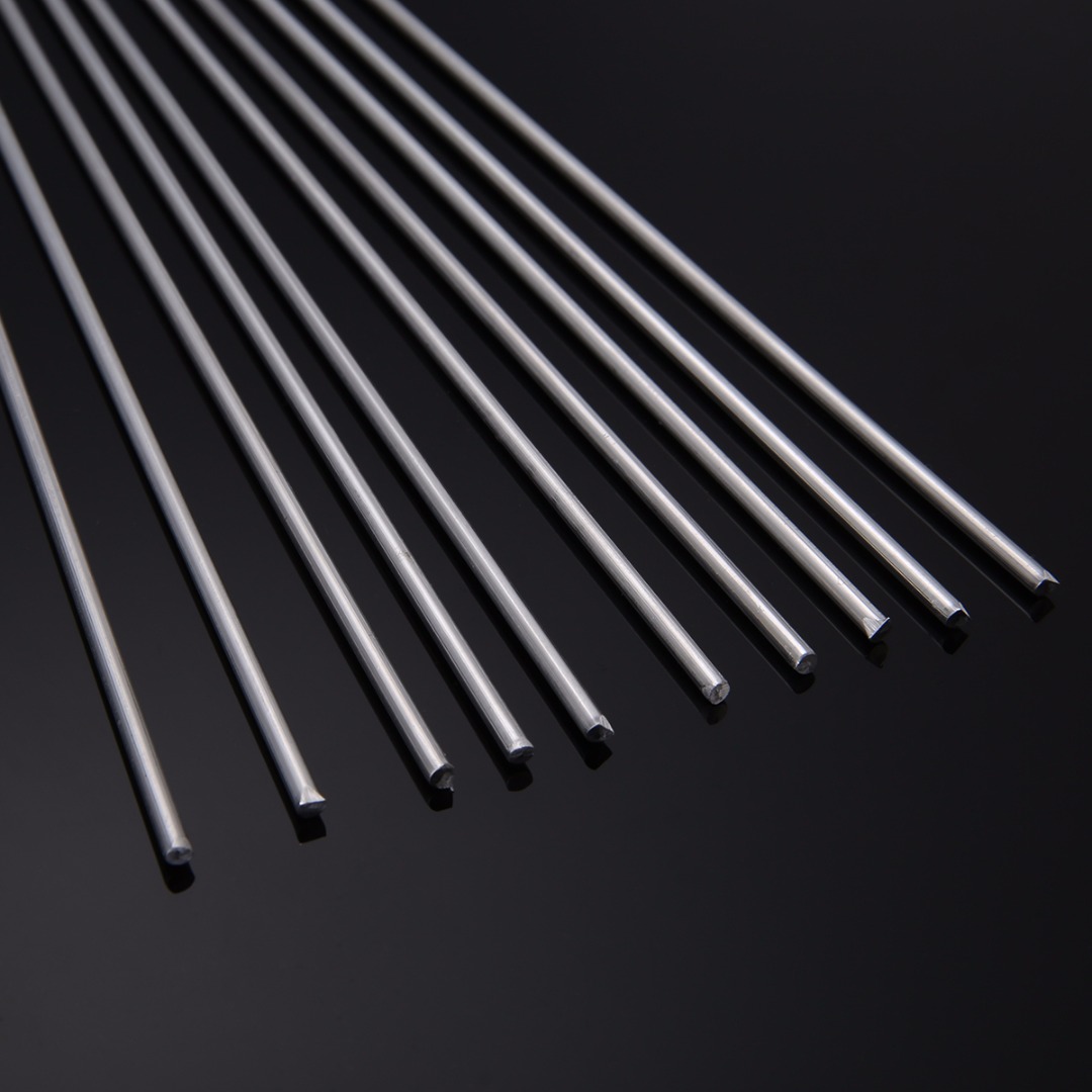 10pcs Metal Aluminum Magnesium Welding Rods Low Temperature Welding Sticks With Corrosion Resistance 2mmx450mm