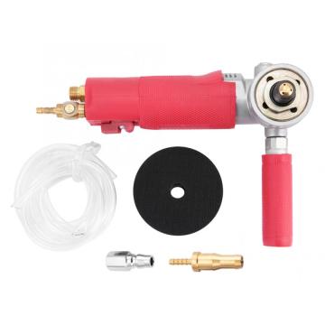 3in Pneumatic Polisher Handheld High Speed Wet Air Sander Grinder 4300rpm For Marble Stone Granite 6-8mpa