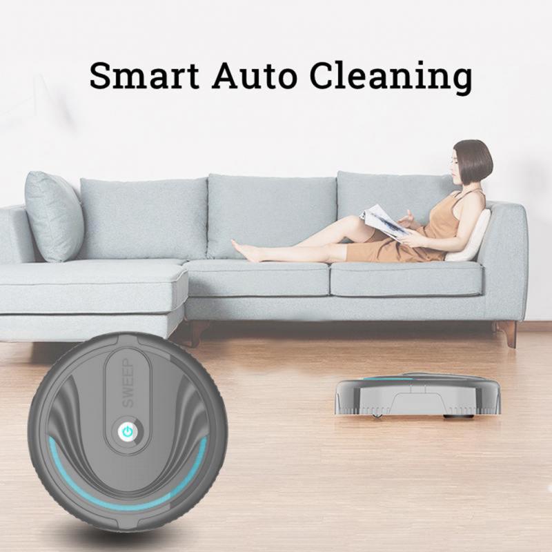 Robot Vacuum Floor Cleaner Household Battery Appliances Smart Robot Multifunctional Vacuum Cleaner Dust Floor Sweeper Machine