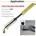 Welding Tips Electric Soldering Iron Tip 100W/150W/200W/300W/500W Pure Copper Replaceable Head Extral Heated Solder Supplies