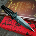 PEGASI Black 9CR18MOV steel outdoor folding knife portable pocket knife quickly opens sharp outdoor rescue folding EDC tool