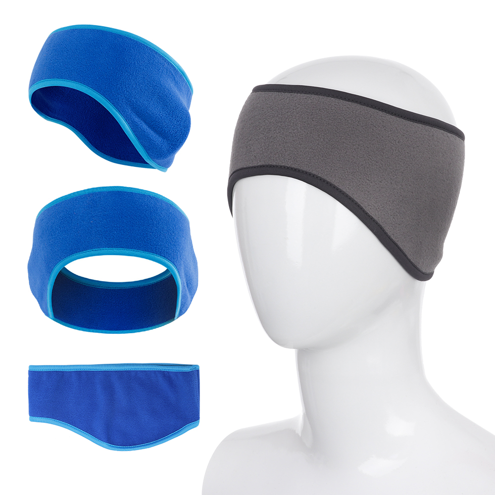 Women Men Warm Hairband Sport Running Cap Thermal Fleece Headband Balaclava Ski Earmuffs Protective Cap Hunting Camping Headwear