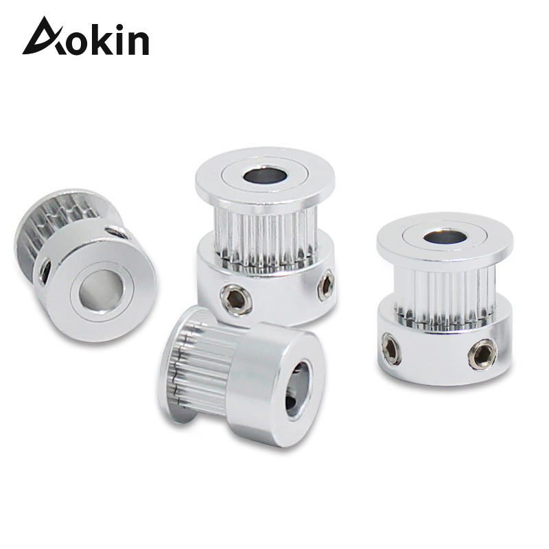 3D Printer Parts GT2 Timing Pulley 2GT 20 Teeth Aluminum Bore 5mm 8mm Synchronous Wheels Gear Part For DIY Printers Accessories