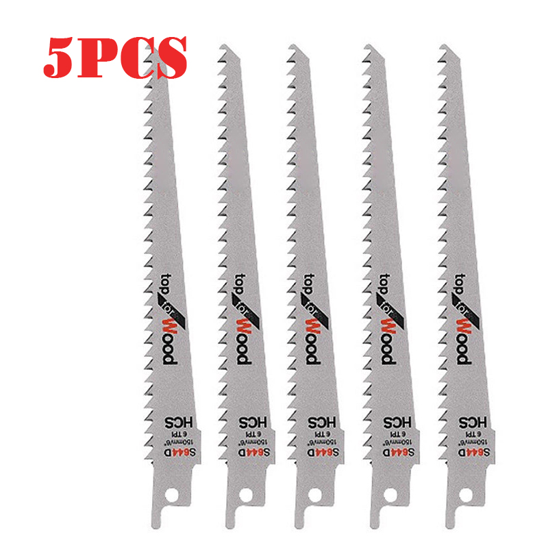 5 Pcs 150mm S644D Saw Blades Clean Cutting For Wood PVC Fibreboard Saw Blade